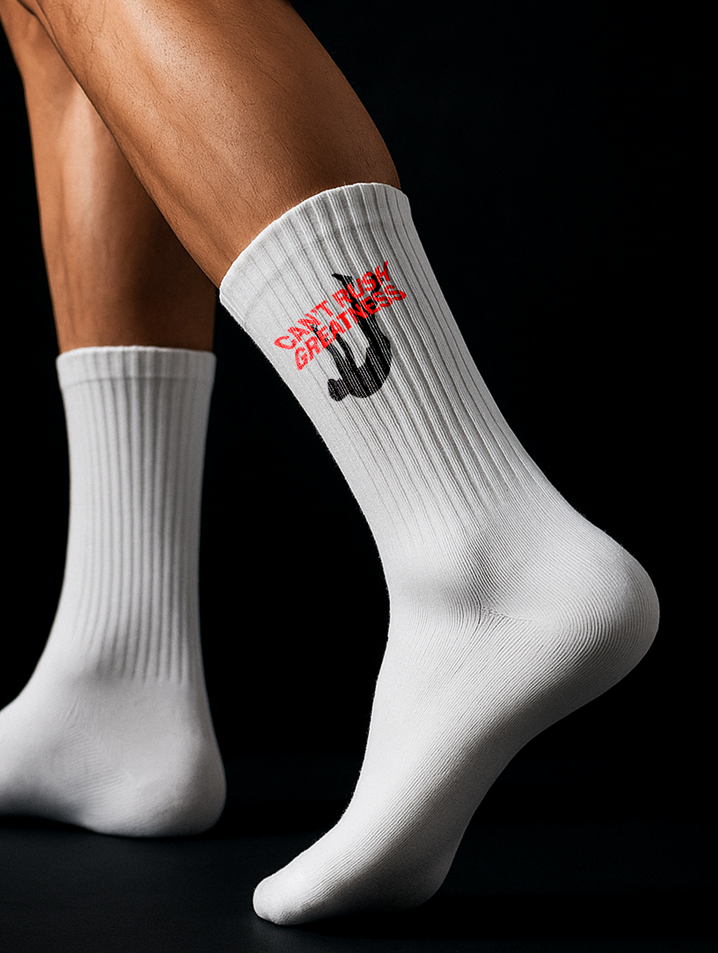 Can't Rush Greatness-Crew Socks