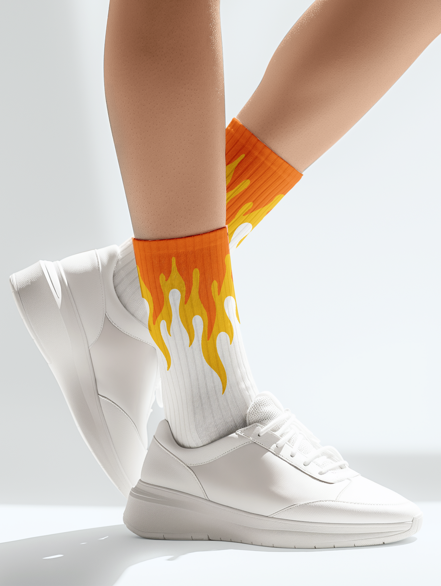 Fire socks-Mid Calf Socks
